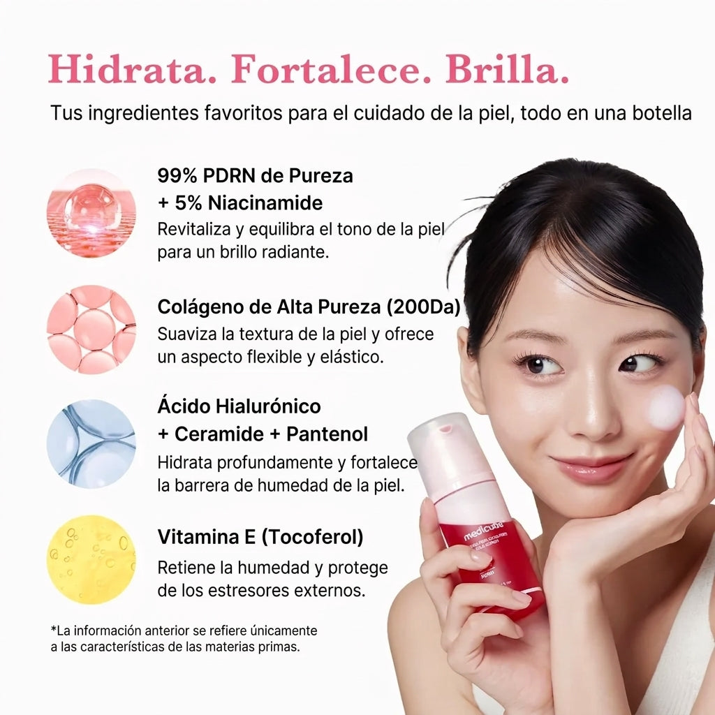 Medicube – PDRN Pink Collagen Bubble Serum (95 ml)