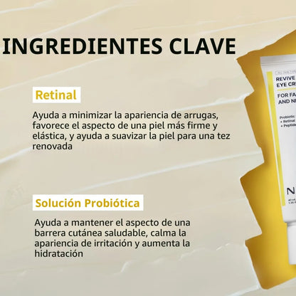 NIDA – Revive Eye, crema contorno de ojos, rostro y cuello (40 ml)