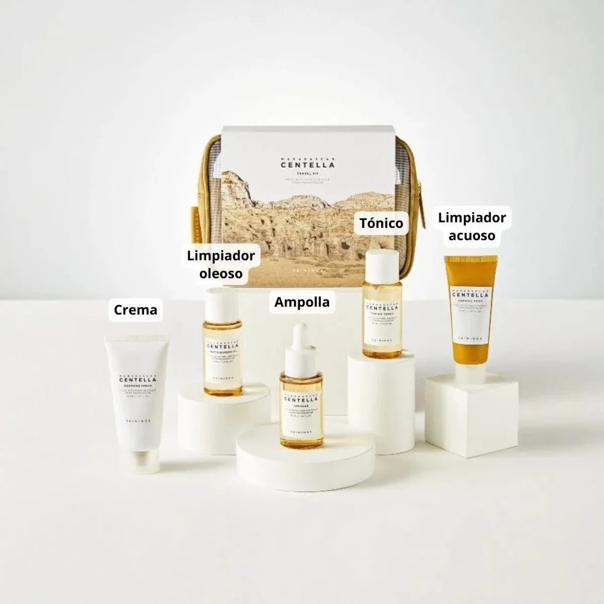 SKIN1004 – Madagascar Centella Travel Kit (5 piezas)