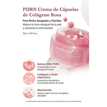 Medicube – PDRN Pink Collagen Capsule Cream (55 g)
